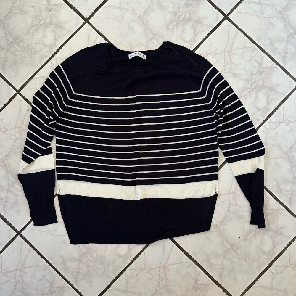 Zara striped sweater